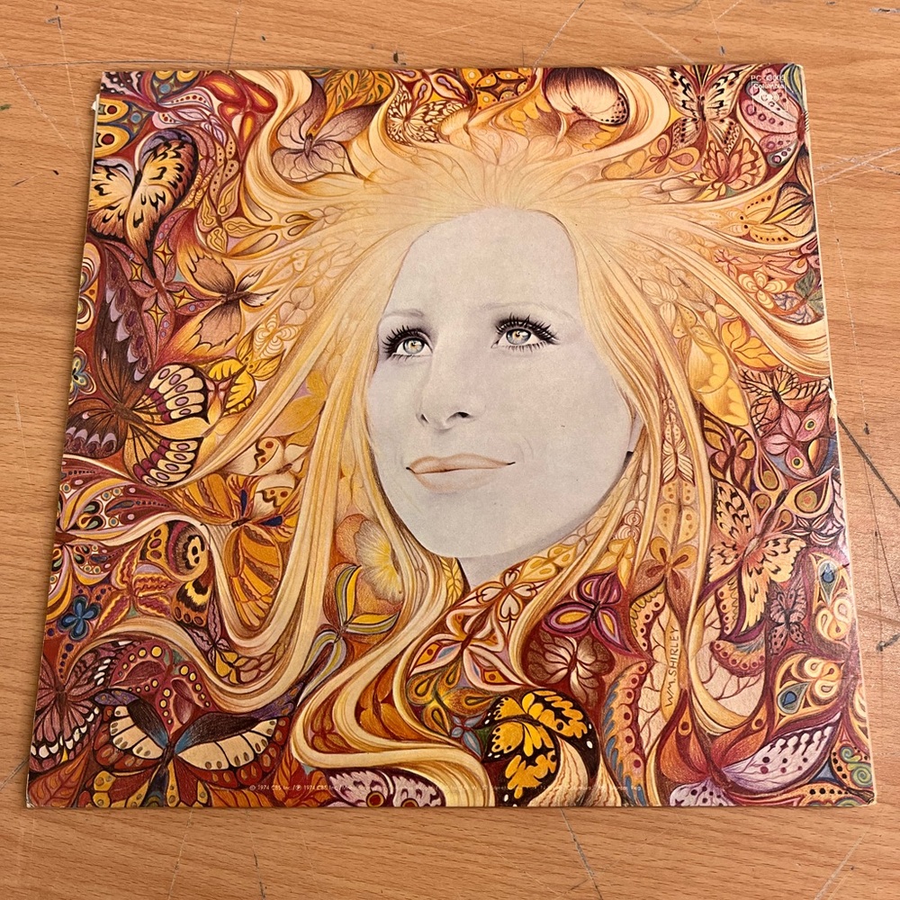 barbra steisand butterfly vinyl record lp